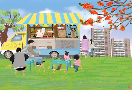 餐車
