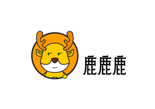 卡通標志卡通鹿logo