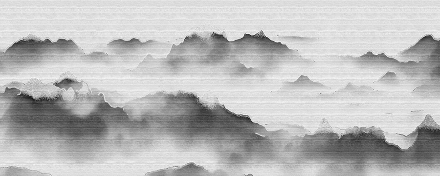 山水情壁畫