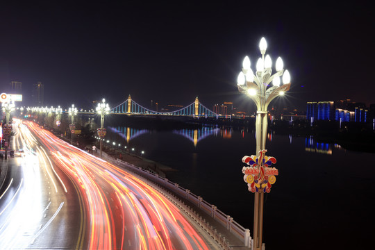 宝鸡夜景