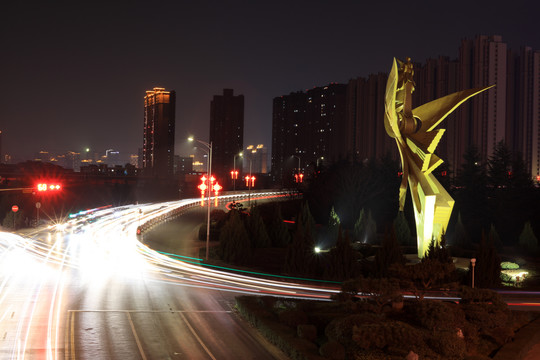 宝鸡夜景