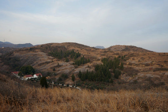 秋天的荒山野岭