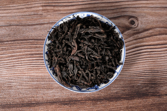水金龜武夷巖茶葉擺拍3