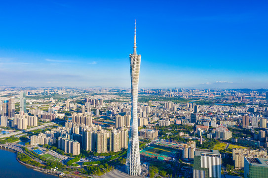 广州城市风光航拍