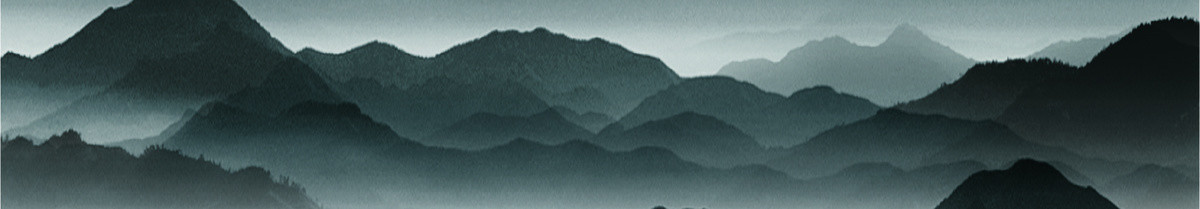 高端山水背景墻