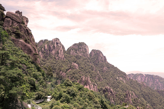 高山晚霞