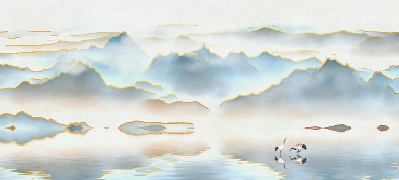 新中式山水