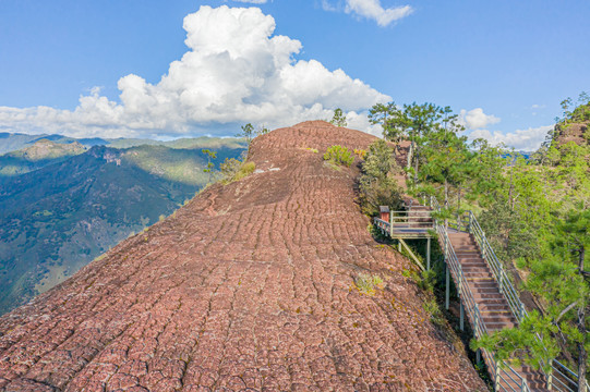 航拍玉龙千龟山