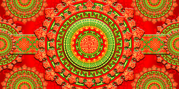 紅綠文化紅色