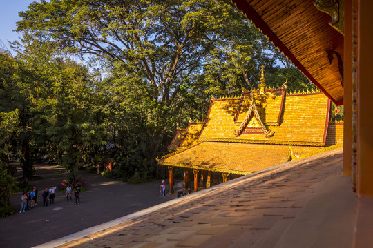 云南西双版纳曼听公园总佛寺