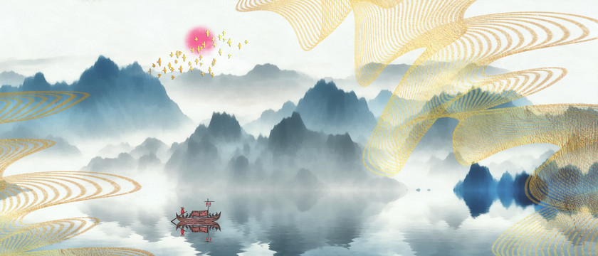 國(guó)畫(huà)山水