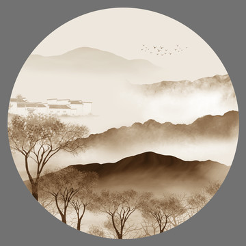 國(guó)畫山水