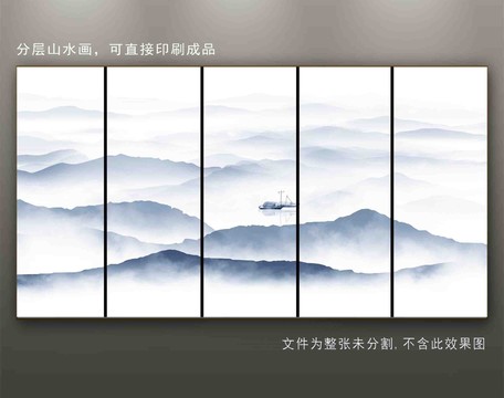 禅意山水画