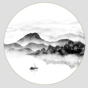 新中式山水畫
