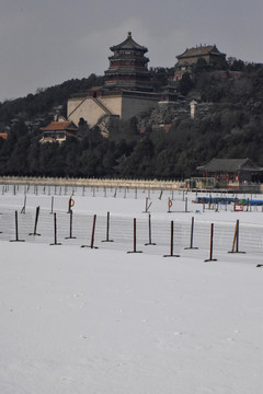 颐和园雪景