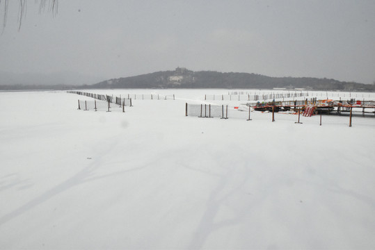 颐和园雪景