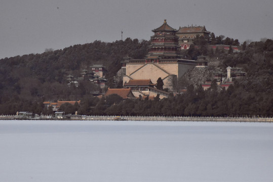 颐和园雪景