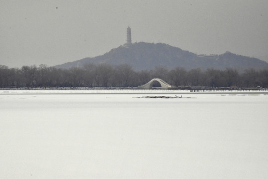 颐和园雪景