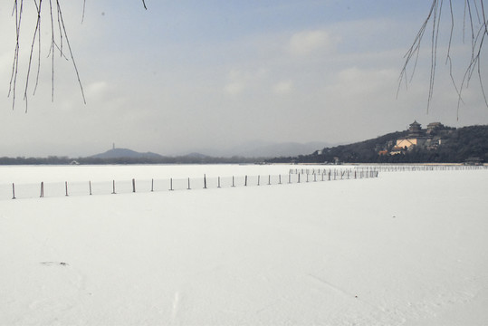 颐和园雪景