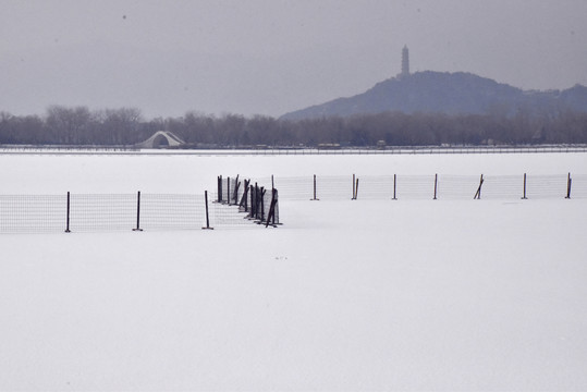 颐和园雪景