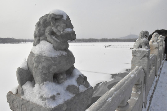 颐和园雪景