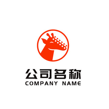 长颈鹿吉他音乐培训logo