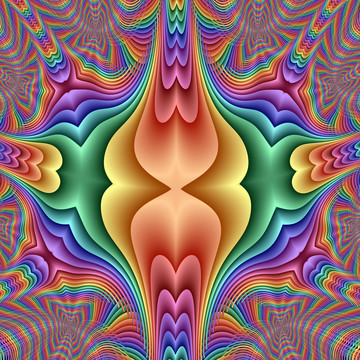抽象五彩裝飾圖案