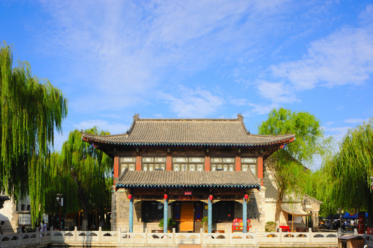 济南大明湖古建筑