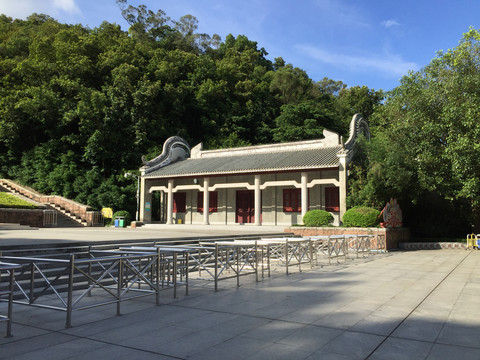 新会圭峰山茅龙笔广场建筑