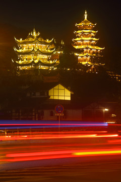 宝轮寺夜景