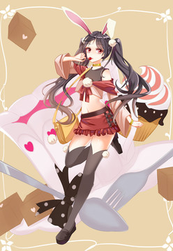 二次元日系動漫少女