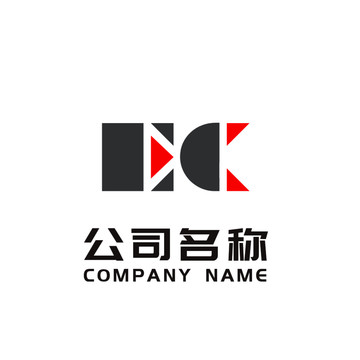 EC字母logo设计