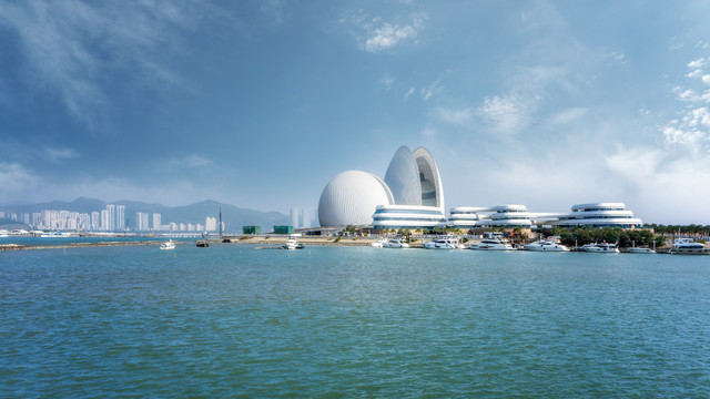 珠海海岸线建筑景观