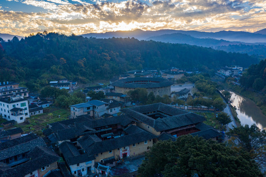 福建龙岩永定土楼