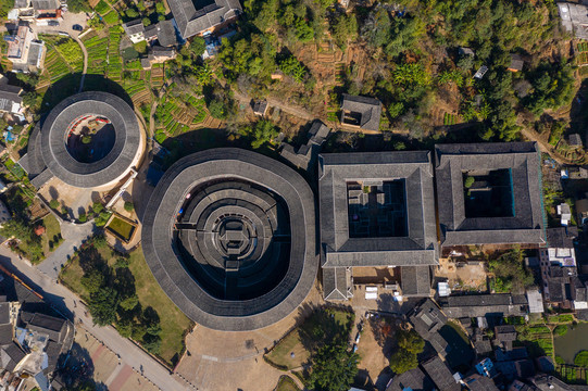 福建龙岩永定土楼