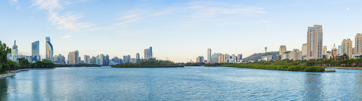 厦门筼筜湖高清全景图