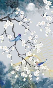 新中式花鳥