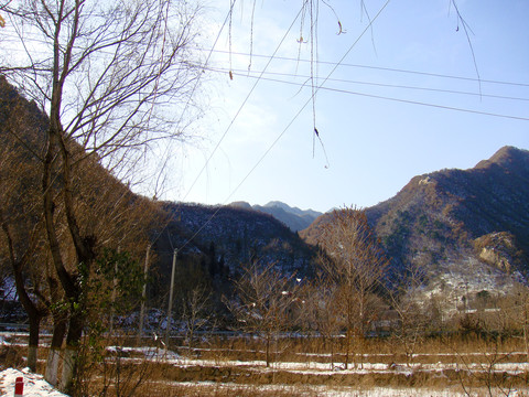 汤峪冬季风光