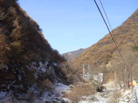 秦岭汤峪的冬天