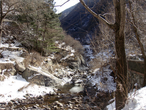 蓝田汤峪河