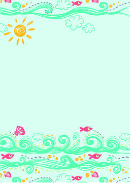 綠色夏日素材