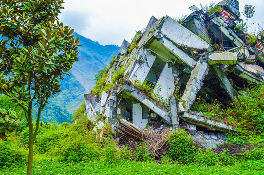 汶川地震遗址