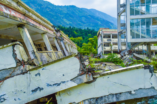 汶川地震遗址