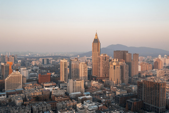 南京城市与紫金山