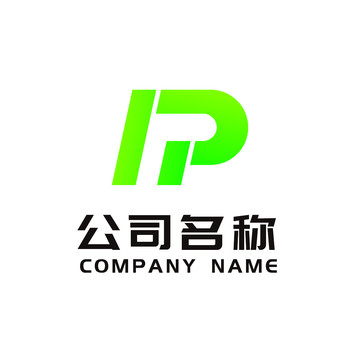 P字母logo设计