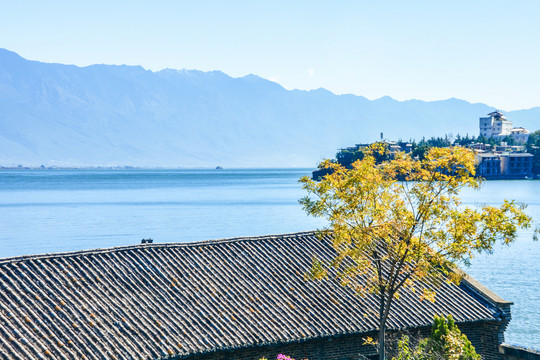 洱海玉几岛风光