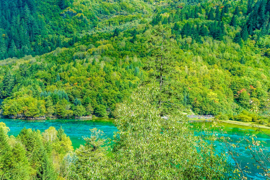 九寨美景