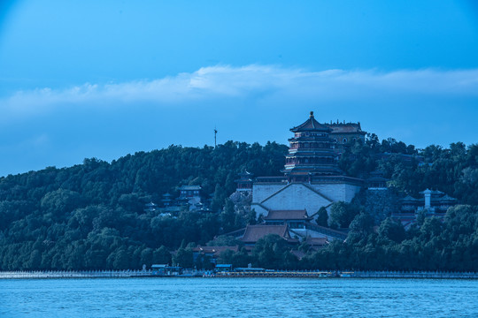 北京颐和园夏日风光