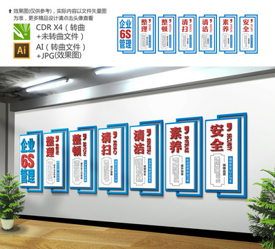 科技公司6S文化墻