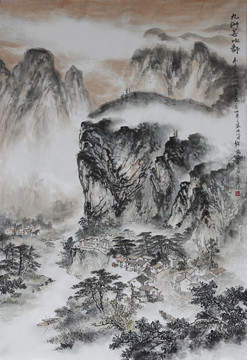 國畫山水